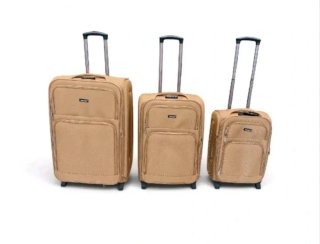 Set 3 Trolley Bags Studio Beige