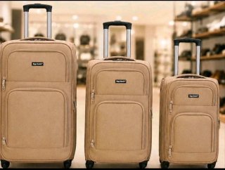 Set 3 Trolley Bags Studio Beige