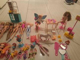 Lotto Bambole Barbie e Accessori