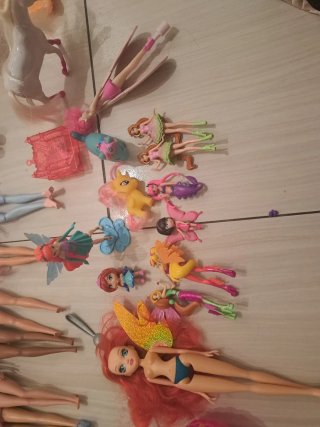 Lotto Bambole Barbie e Accessori