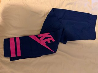 Leggings Nike Azul y Rosa
