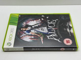 Alice Madness Returns (PAL Uk) Xbox 360