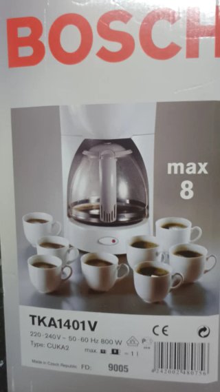 Cafetera Bosch TKA1401V Blanca