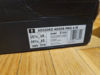 Adidas Adizero Adios Pro 4 Talla 44 2/3