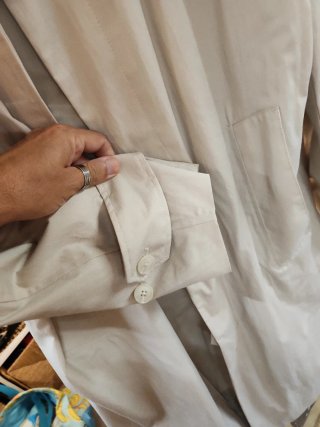 Gabardina Zara Hombre Beige Nueva