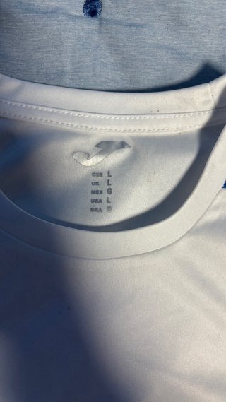 Camiseta Joma Blanca y Azul