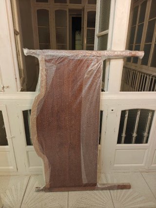 Cabecero y pie de cama de madera