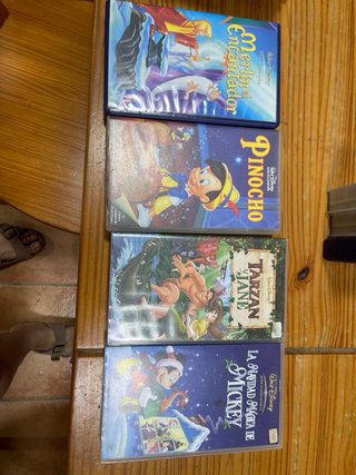 Lote Cintas VHS Disney Clásicos Español