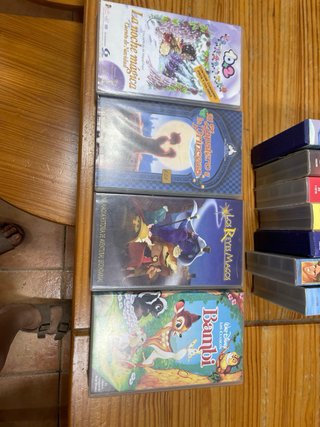 Lote Cintas VHS Disney Clásicos Español