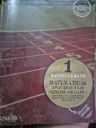 Libros de texto 1° Bachillerato 5 asignaturas