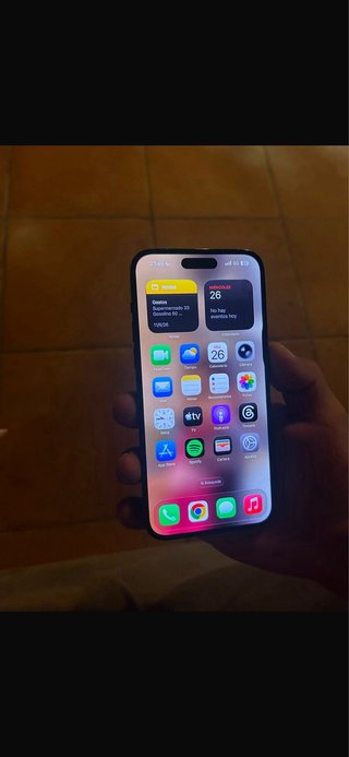 iPhone 14 Pro Max 128GB negro 74% bateria