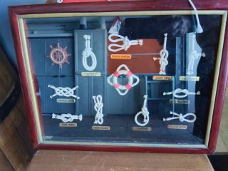 Cuadro decorativo nudos marineros