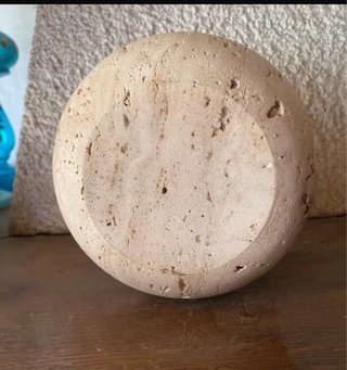 Piccolo vaso in travertino