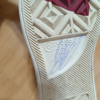 Converse blancas altas casi sin usar