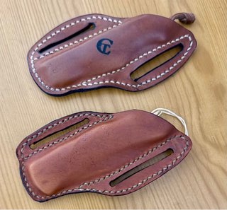 Funda de cuero para navaja + navaja