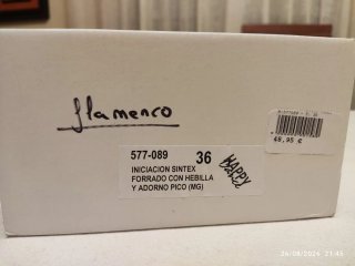 Zapatos Flamenco Niña Talla 36 Negros