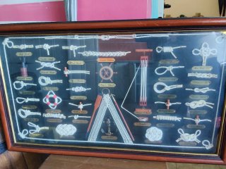 Cuadro decorativo nudos marineros