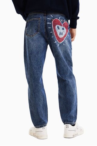 Pantalón Desigual Talla 32 Estampado