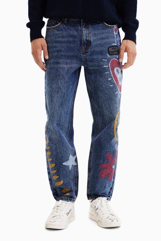 Pantalón Desigual Talla 32 Estampado