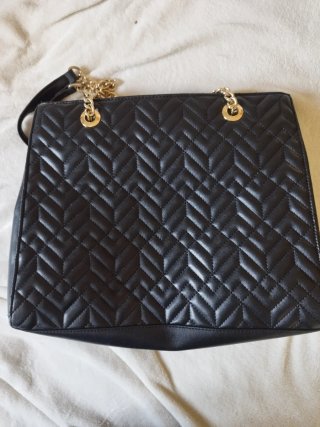 Borsa tote Byblos nera trapuntata