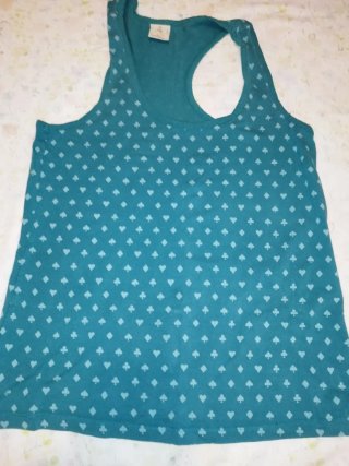 Camiseta nadadora estampada