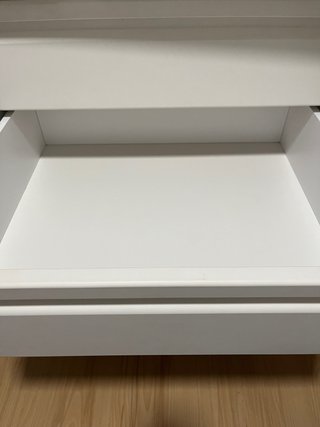 Cajonera de madera blanca 4 cajones