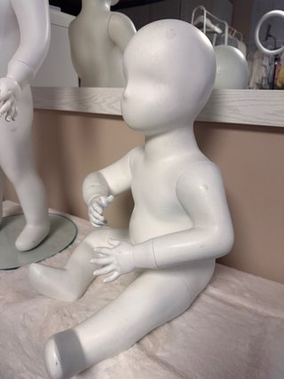 Maniquí Ropa Bebé Blanco