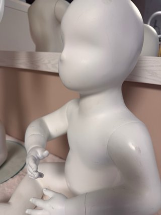 Maniquí Ropa Bebé Blanco