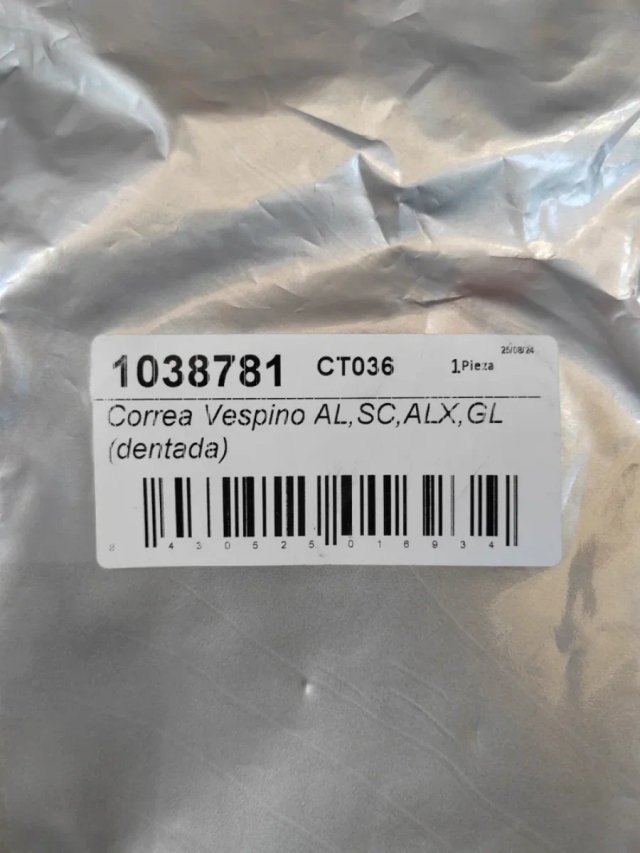 CORREA TRANSMISIÓN VESPINO