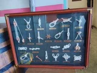 Cuadro de nudos marineros