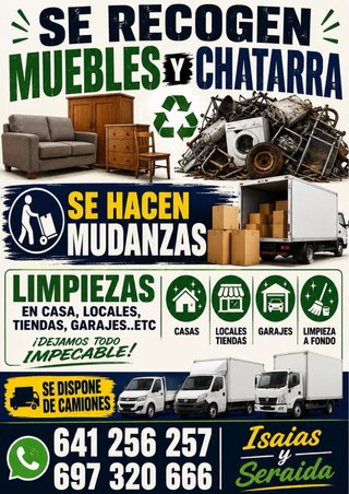 Se recoje.muebles
