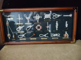 Cuadro decorativo de nudos marineros