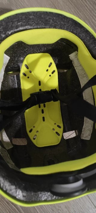 Casco bici niño amarillo