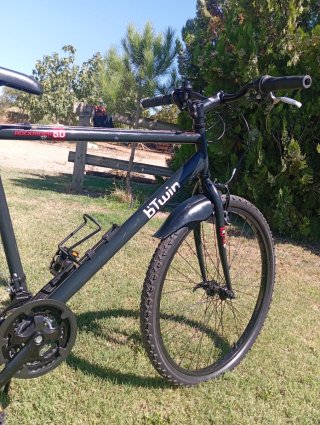Bicicleta de Montaña Btwin 5.0 Negra talla L