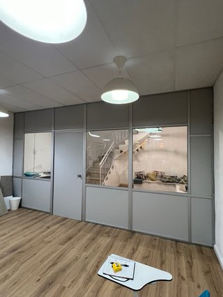 Mampara modular oficina/local profesional
