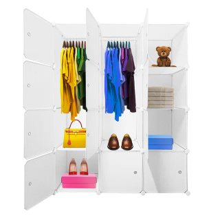 Armario Vestidor Blanco Cube 12 Cubos/Puerta NUEVO
