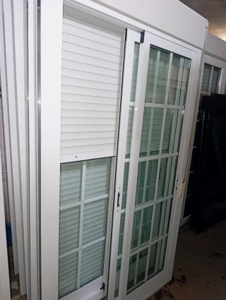 Ventana Balconera Aluminio doble cristal 225x120an