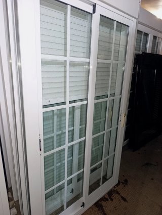 Ventana Balconera Aluminio doble cristal 225x120an