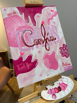 Cuadro Confía 50x70cm Arte Original