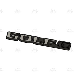 VW GOLF MK2 EMBLEMA TRASERO [GOLF, C, CL, GL, GLI]