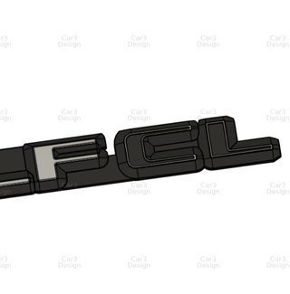 VW GOLF MK2 EMBLEMA TRASERO [GOLF, C, CL, GL, GLI]