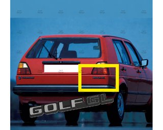 VW GOLF MK2 EMBLEMA TRASERO [GOLF, C, CL, GL, GLI]