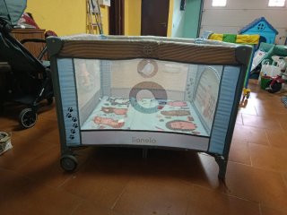 Parque infantil y cuna de viaje 1x1m