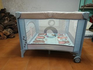 Parque infantil y cuna de viaje 1x1m