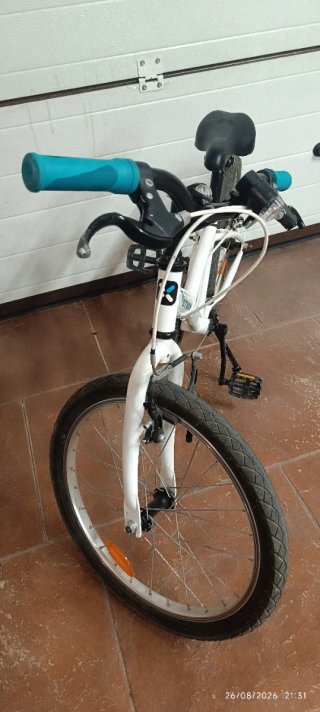Bicicleta Infantil Decathlon 20' Blanca