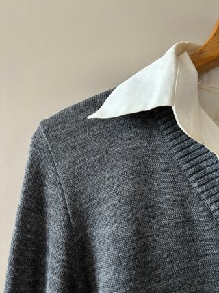 Jersey Trampantojo Amaya Arzuaga Gris/Blanco Talla