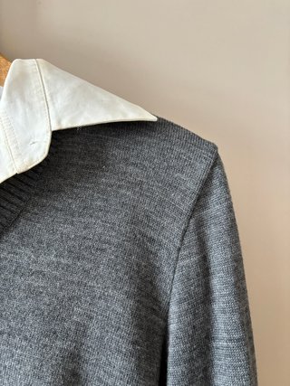 Jersey Trampantojo Amaya Arzuaga Gris/Blanco Talla