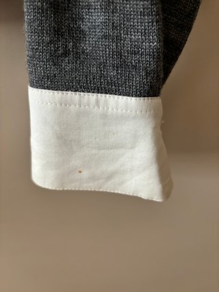 Jersey Trampantojo Amaya Arzuaga Gris/Blanco Talla