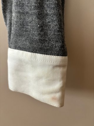 Jersey Trampantojo Amaya Arzuaga Gris/Blanco Talla