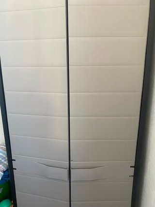 Armario resina 1,70m gris